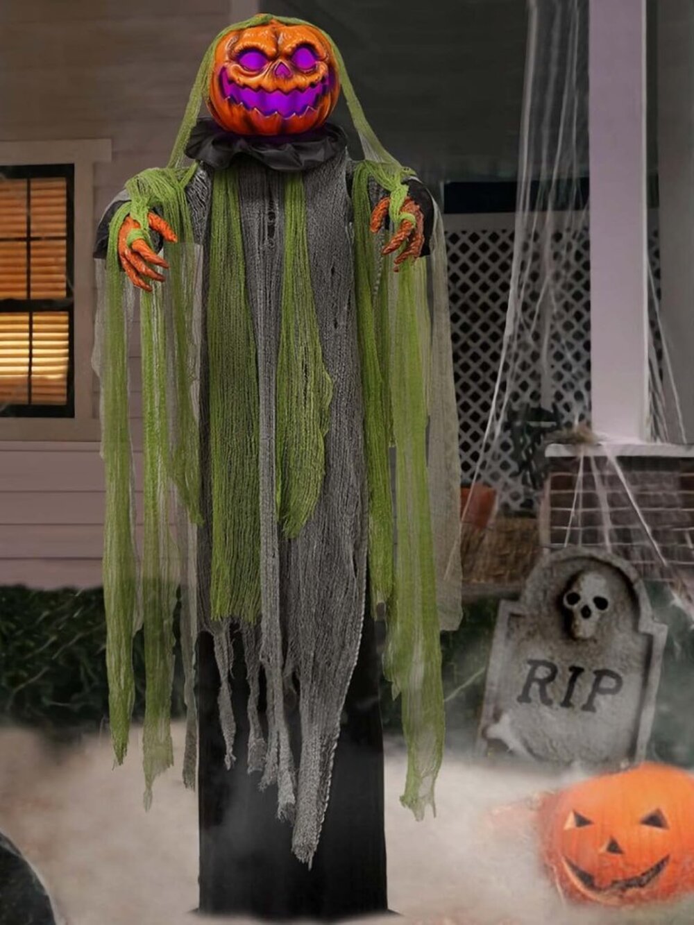6 Ft Animated Halloween Root of Evil Prop, Halloween Decorations Outdoor
